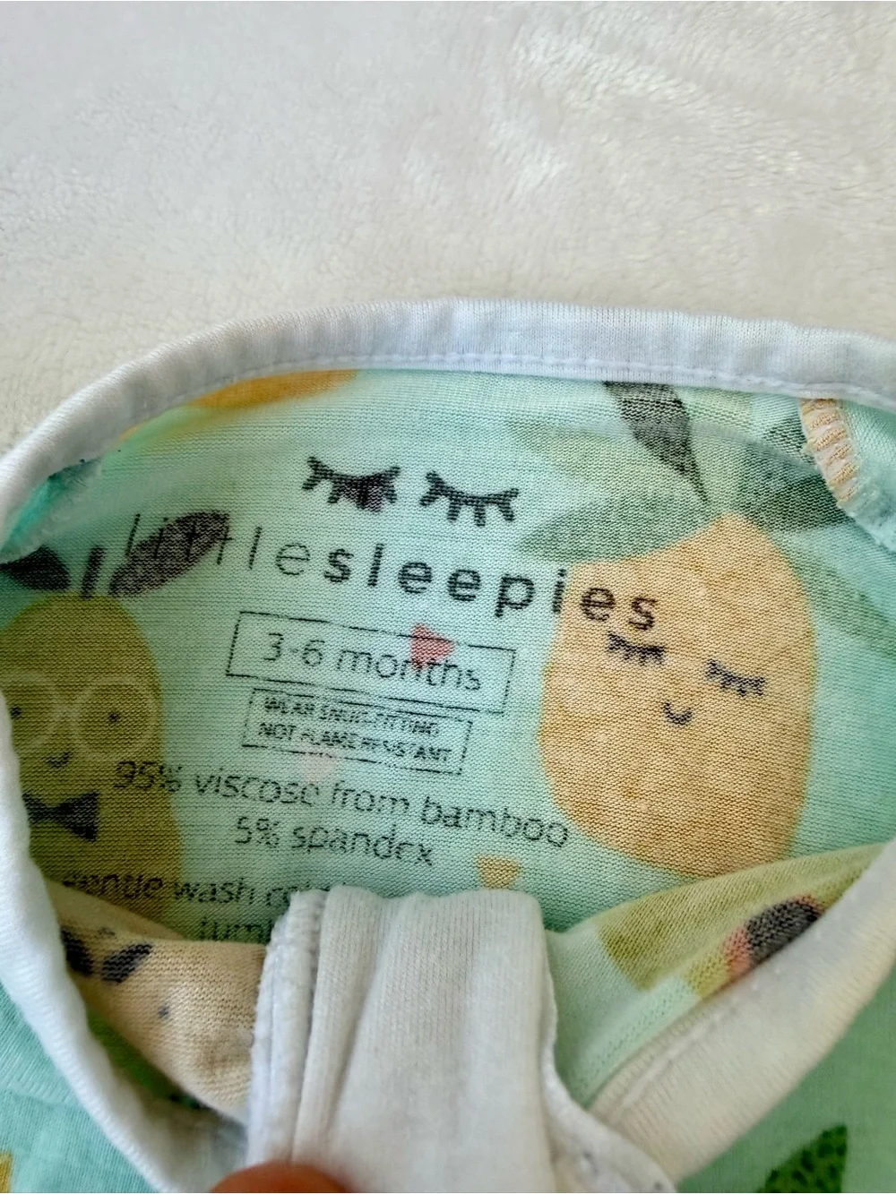 Little Sleepies soft mint